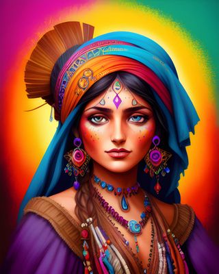 Romani Girl 852 - Specially ordered for you. Delivery is approximately 4 - 6 weeks.
