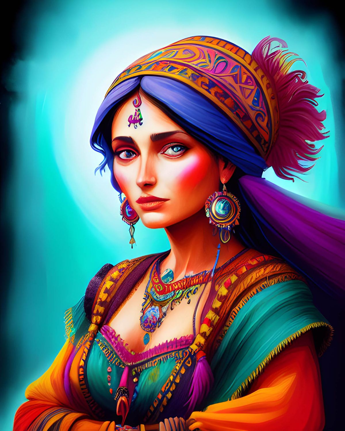 Romani Girl 853 - Specially ordered for you. Delivery is approximately 4 - 6 weeks.
