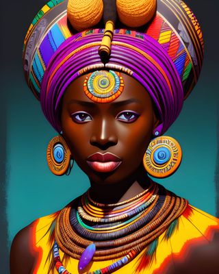Tribal Woman 2 - Specially ordered for you. Delivery is approximately 4 - 6 weeks.
