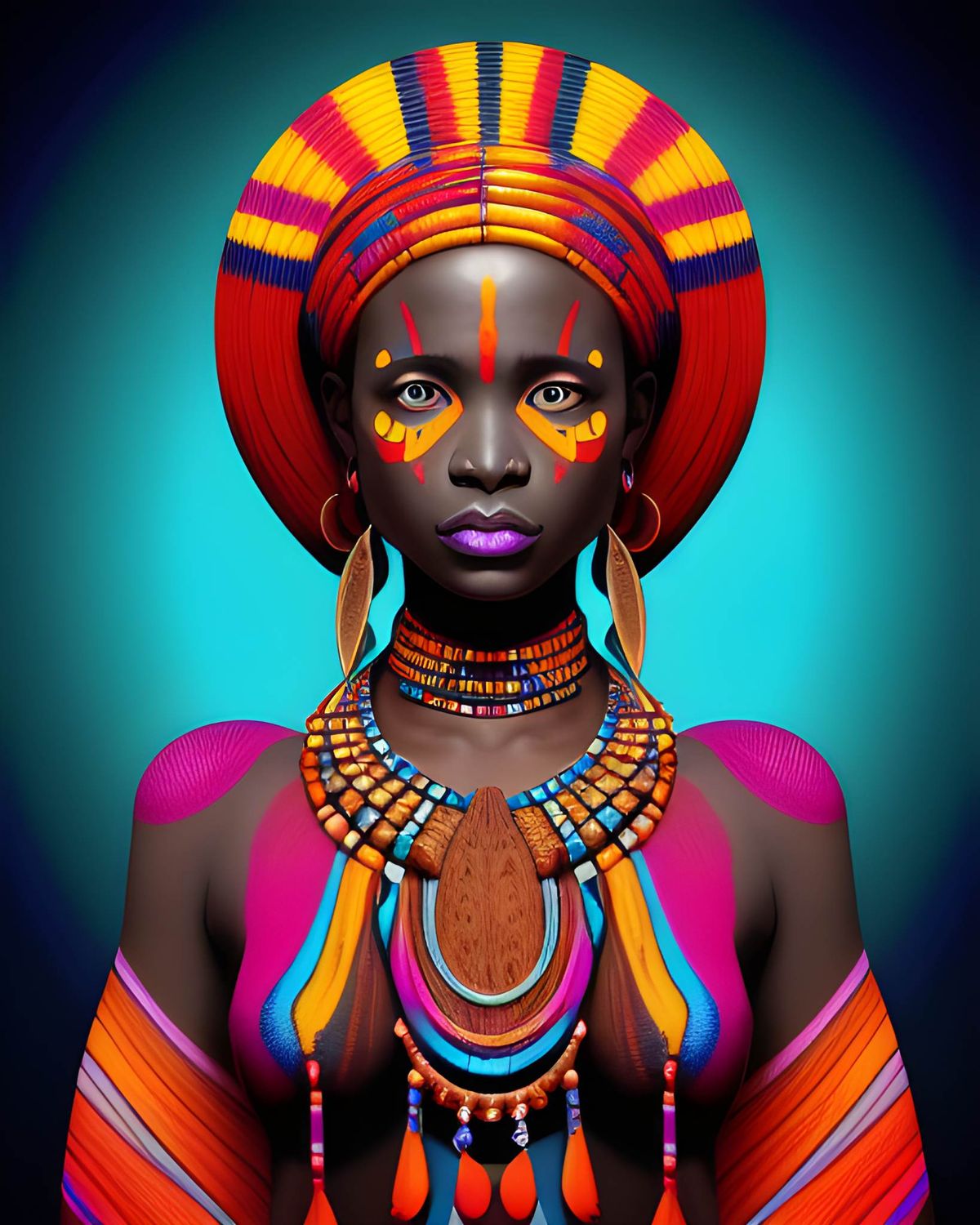 Tribal Woman 1 - Specially ordered for you. Delivery is approximately 4 - 6 weeks.