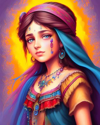 Romani Girl 846 - Specially ordered for you. Delivery is approximately 4 - 6 weeks.