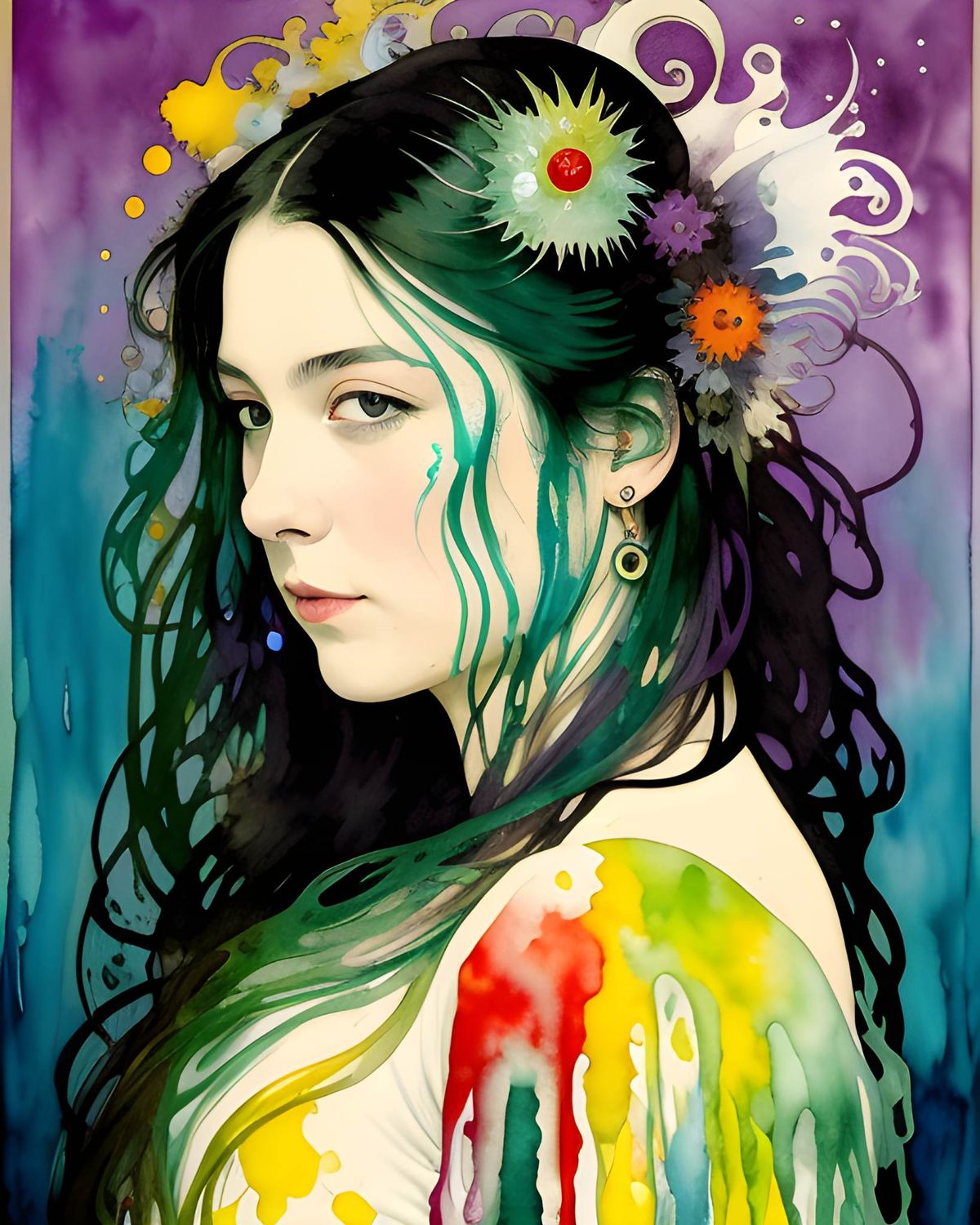 Watercolour Woman 274 - Specially ordered for you. Delivery is approximately 4 - 6 weeks.
