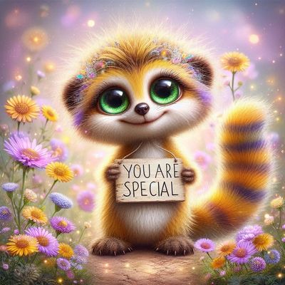You are special meerkat - Full Drill Diamond Painting - Specially ordered for you. Delivery is approximately 4 - 6 weeks.