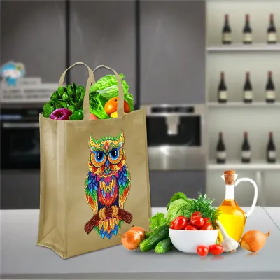 Tote Bag - Owl - DIY diamond painting kit