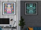 GLOW IN THE DARK - Partial Diamond Painting Kit - CAT B