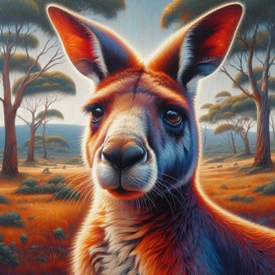 Australian Kangaroo - Full Drill Diamond Painting - Specially ordered for you. Delivery is approximately 4 - 6 weeks.