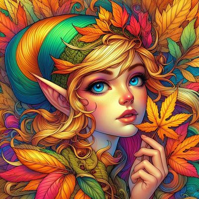 Autumn Elf B - Full Drill Diamond Painting - Specially ordered for you. Delivery is approximately 4 - 6 weeks.