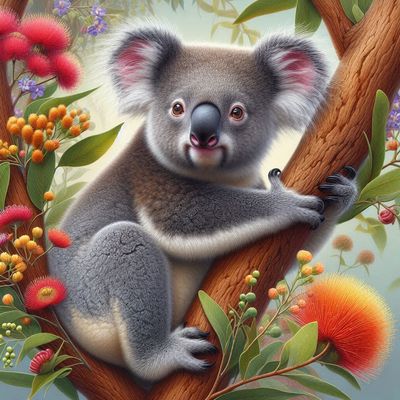 Koala B - Full Drill Diamond Painting - Specially ordered for you. Delivery is approximately 4 - 6 weeks.