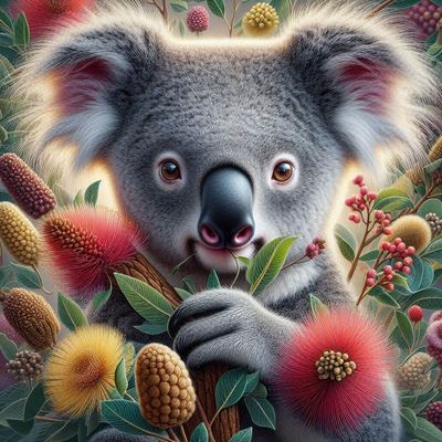Koala C - Full Drill Diamond Painting - Specially ordered for you. Delivery is approximately 4 - 6 weeks.