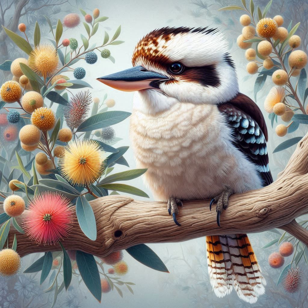 Kookaburra B - Full Drill Diamond Painting - Specially ordered for you. Delivery is approximately 4 - 6 weeks.