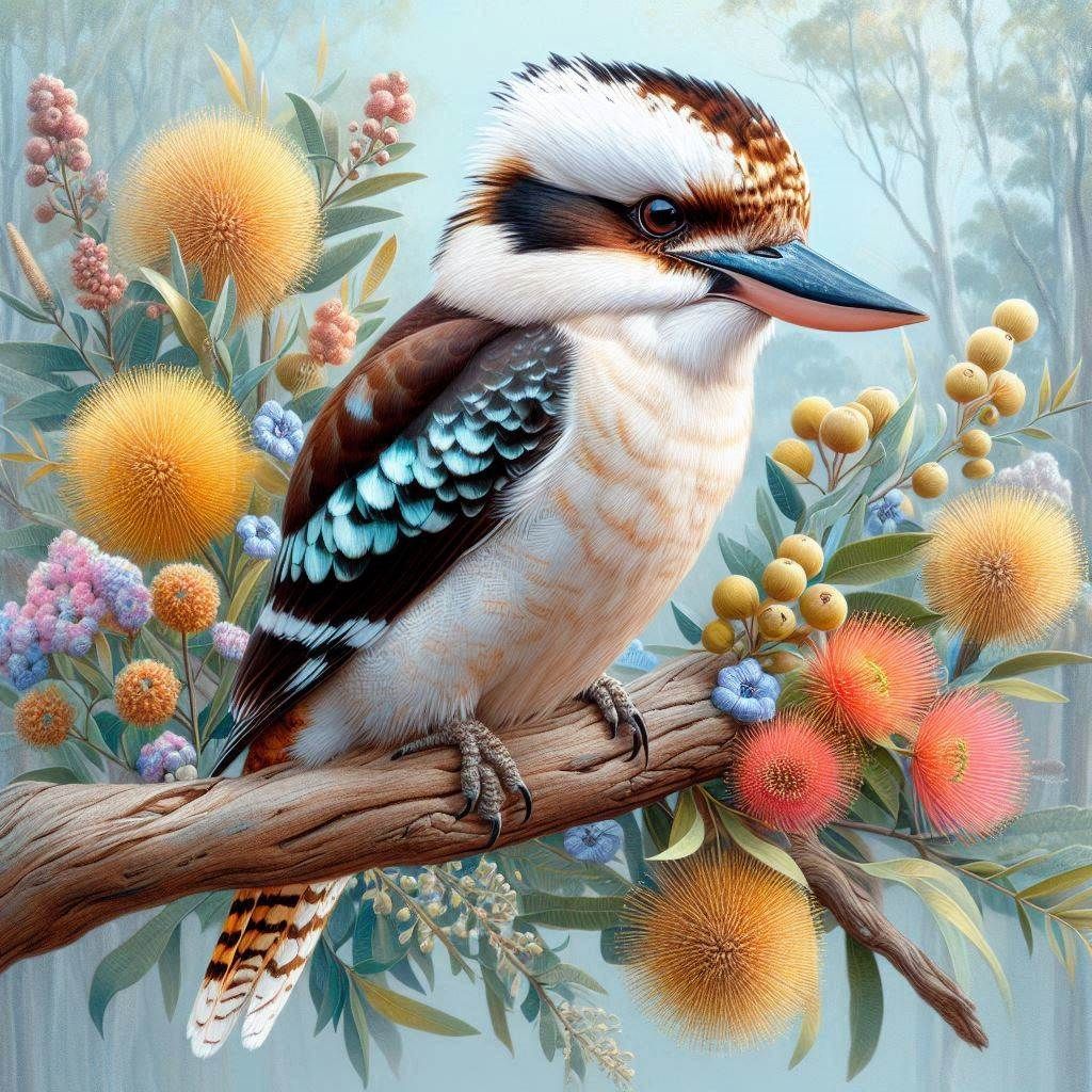 Kookaburra D - Full Drill Diamond Painting - Specially ordered for you. Delivery is approximately 4 - 6 weeks.