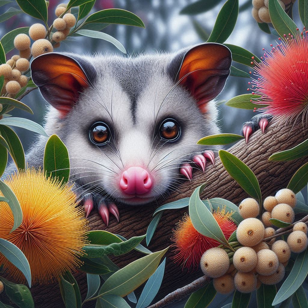 Possum B - Full Drill Diamond Painting - Specially ordered for you. Delivery is approximately 4 - 6 weeks.