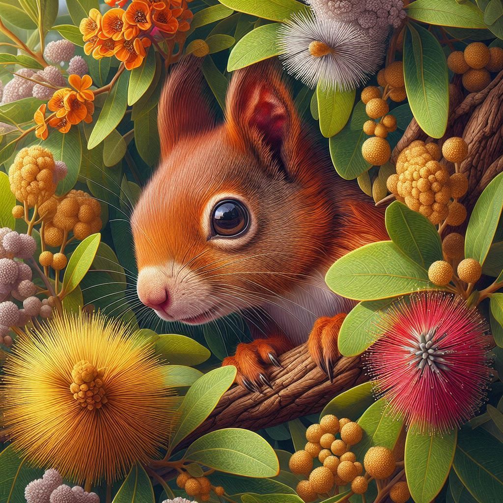 Squirrell B - Full Drill Diamond Painting - Specially ordered for you. Delivery is approximately 4 - 6 weeks.