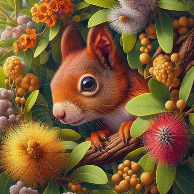 Squirrell B - Full Drill Diamond Painting - Specially ordered for you. Delivery is approximately 4 - 6 weeks.
