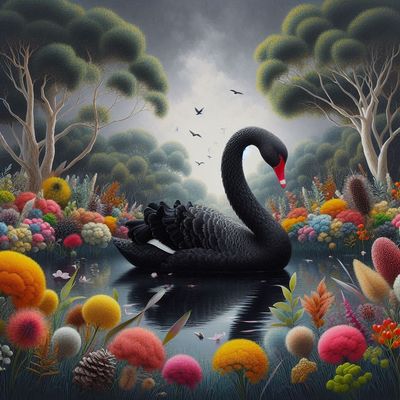 Black Swan - Full Drill Diamond Painting - Specially ordered for you. Delivery is approximately 4 - 6 weeks.