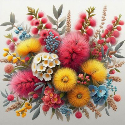 Australian Flowers J - Full Drill Diamond Painting - Specially ordered for you. Delivery is approximately 4 - 6 weeks.