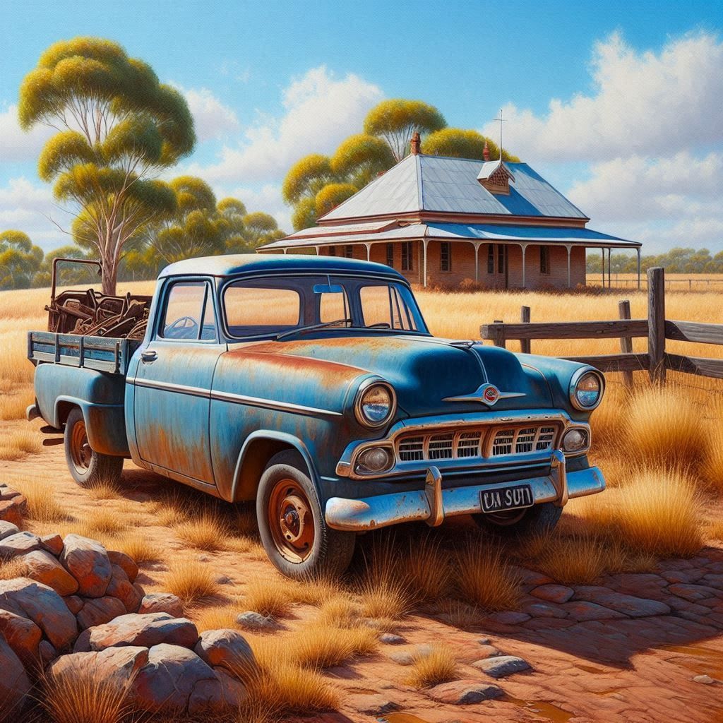 Aussie Homestead C - Full Drill Diamond Painting - Specially ordered for you. Delivery is approximately 4 - 6 weeks.