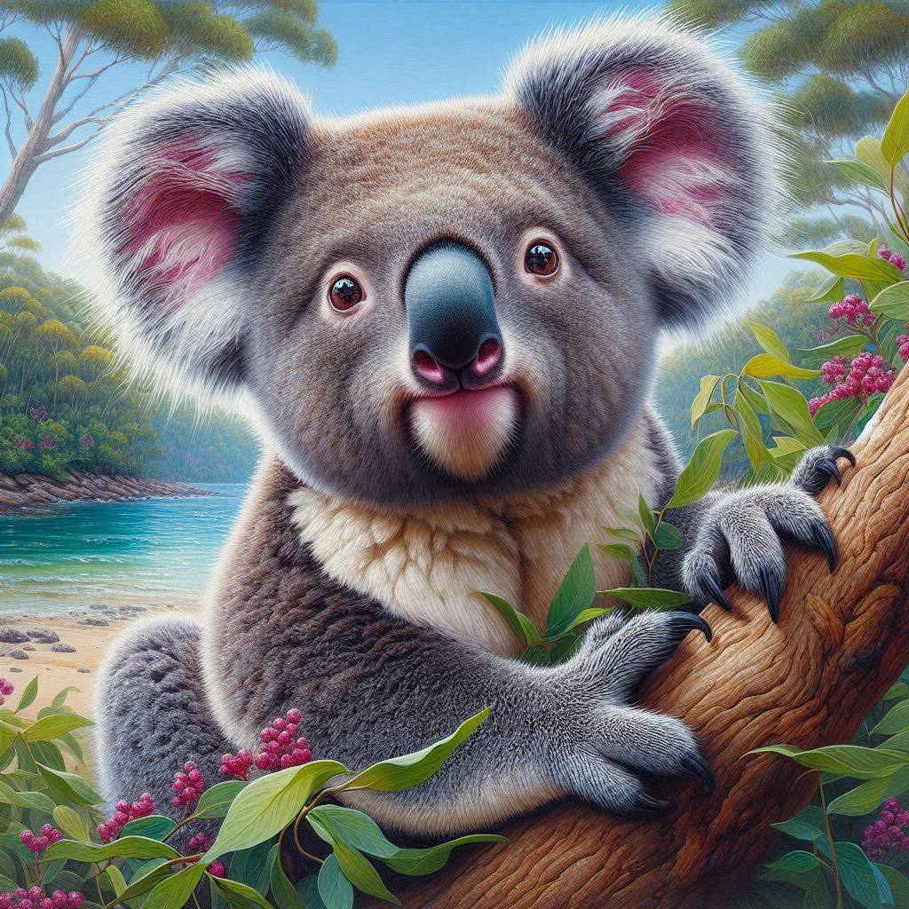 Australian Koala - Full Drill Diamond Painting - Specially ordered for you. Delivery is approximately 4 - 6 weeks.