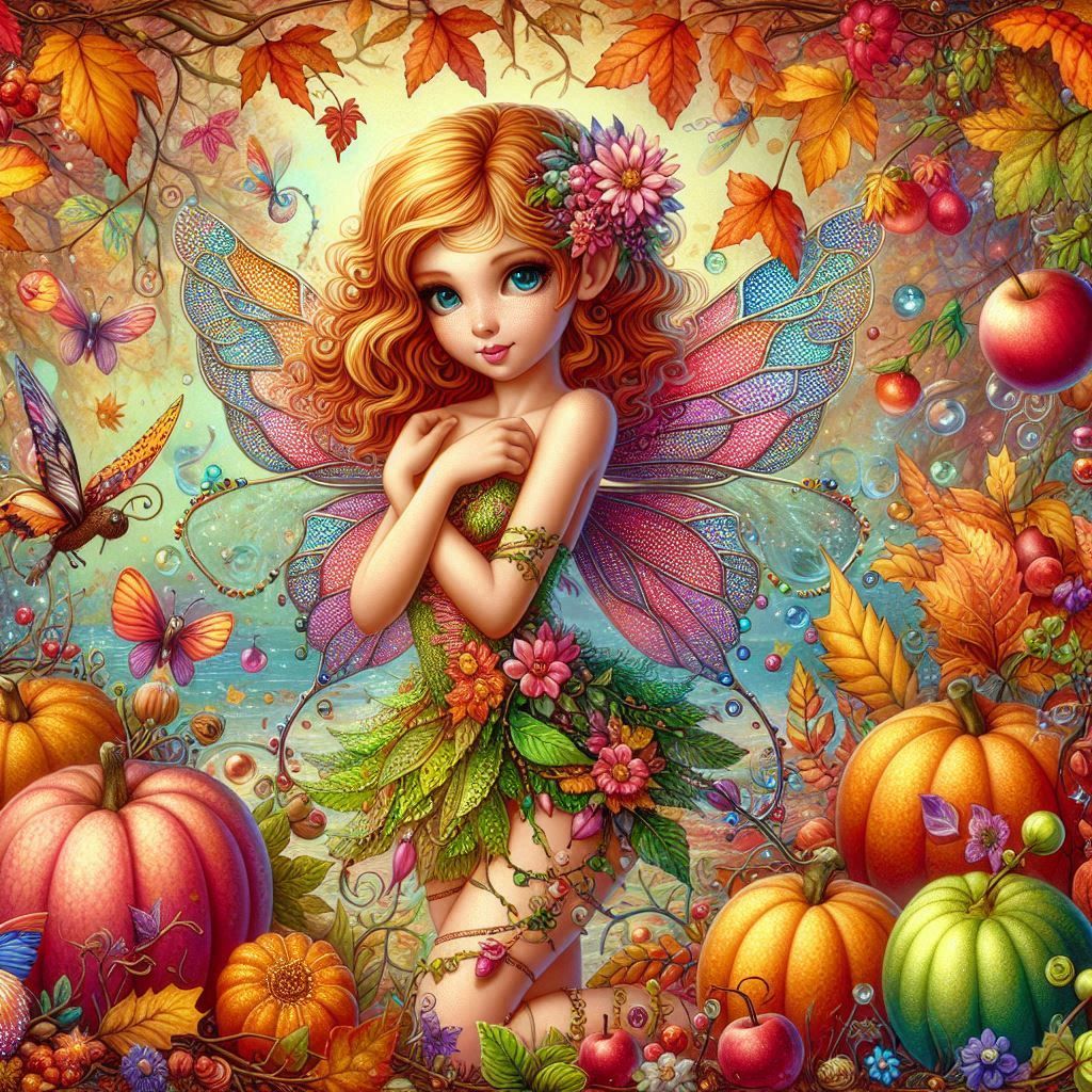 Autumn Fairy B - Full Drill Diamond Painting - Specially ordered for you. Delivery is approximately 4 - 6 weeks.