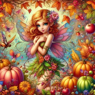 Autumn Fairy B - Full Drill Diamond Painting - Specially ordered for you. Delivery is approximately 4 - 6 weeks.