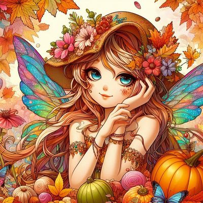 Autumn Fairy A - Full Drill Diamond Painting - Specially ordered for you. Delivery is approximately 4 - 6 weeks.