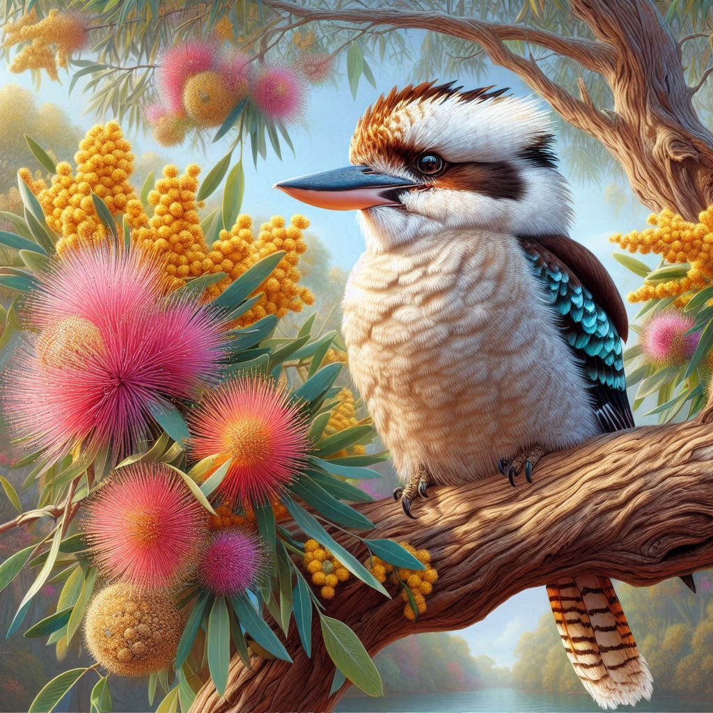Kookaburra C - Full Drill Diamond Painting - Specially ordered for you. Delivery is approximately 4 - 6 weeks.