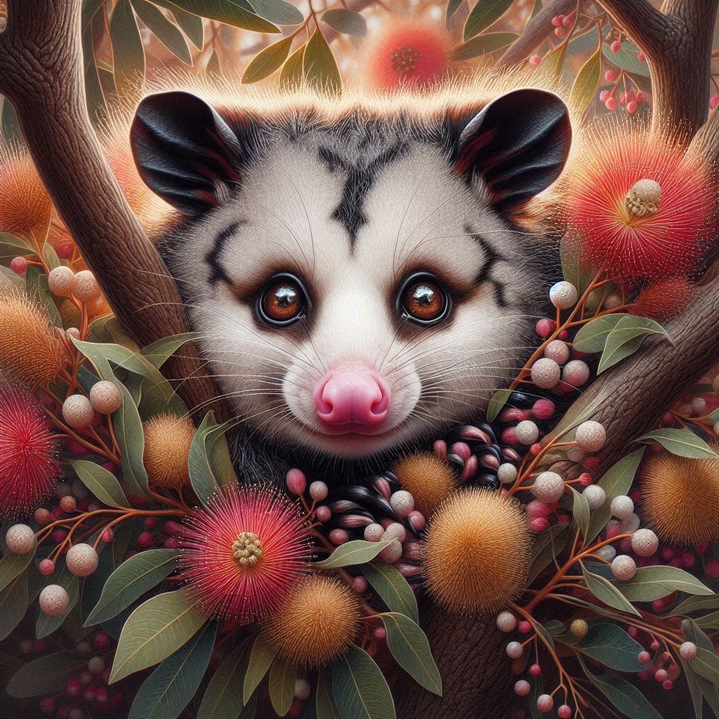 Possum - Full Drill Diamond Painting - Specially ordered for you. Delivery is approximately 4 - 6 weeks.