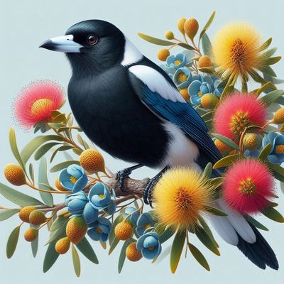 Magpie C - Full Drill Diamond Painting - Specially ordered for you. Delivery is approximately 4 - 6 weeks.