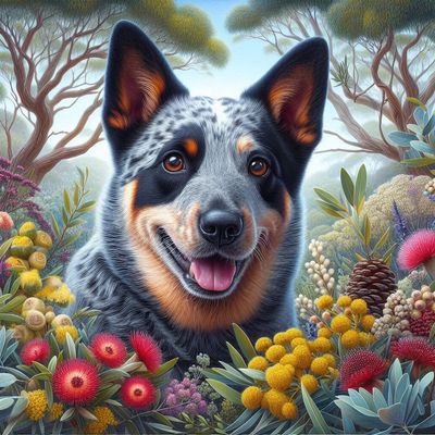 Blue Heeler C - Full Drill Diamond Painting - Specially ordered for you. Delivery is approximately 4 - 6 weeks.