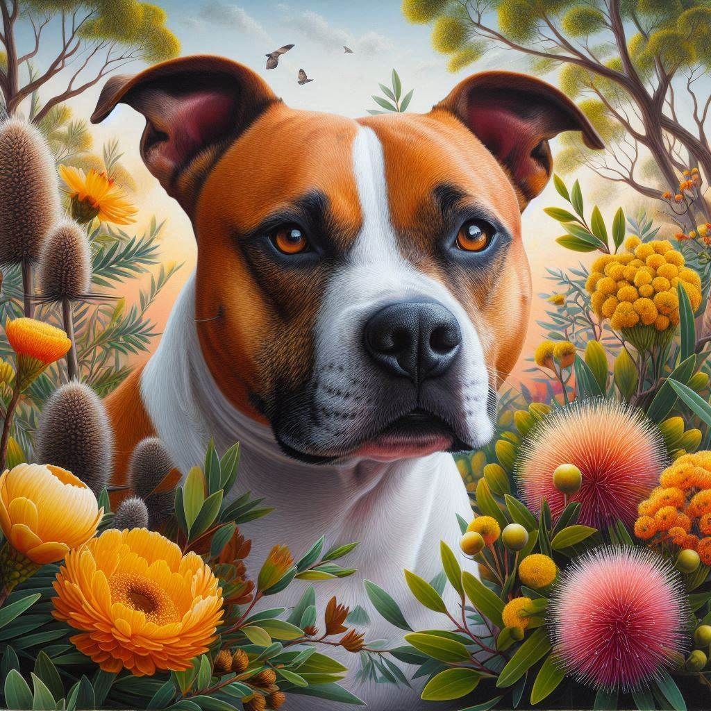 Staffy - Full Drill Diamond Painting - Specially ordered for you. Delivery is approximately 4 - 6 weeks.