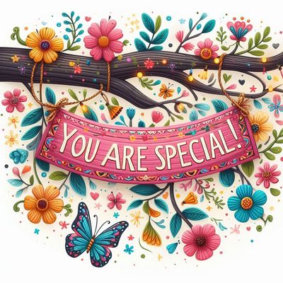 You Are Special - Full Drill Diamond Painting - Specially ordered for you. Delivery is approximately 4 - 6 weeks.