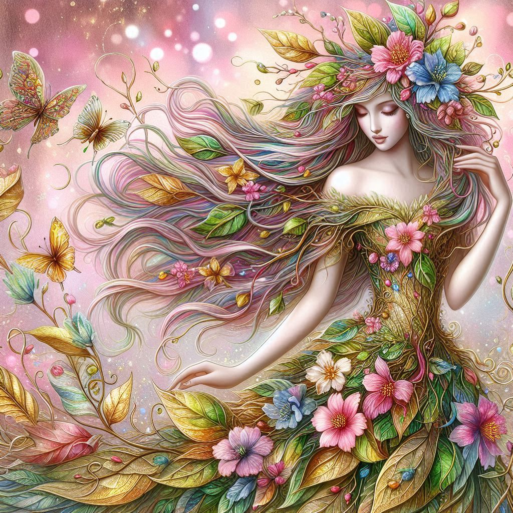 Dressed for Spring - Full Drill Diamond Painting - Specially ordered for you. Delivery is approximately 4 - 6 weeks.
