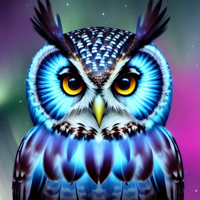Pretty Owl 5 - 30 x 30cm Full Drill AB Kit, (Round drills) - Currently in stock