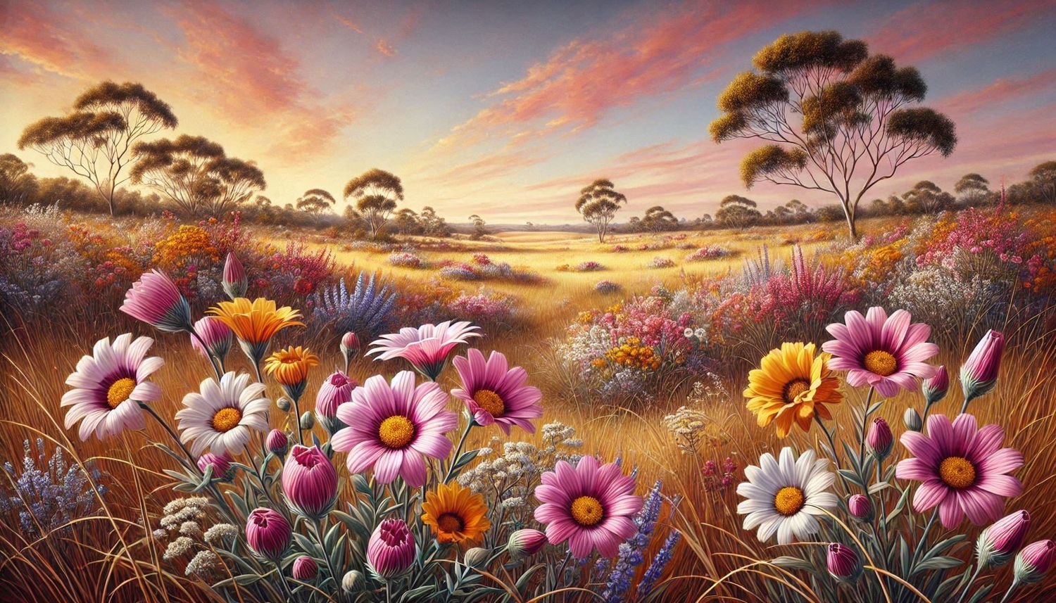 Fields of Wildflowers - Specially ordered for you. Delivery is approximately 4 - 6 weeks.