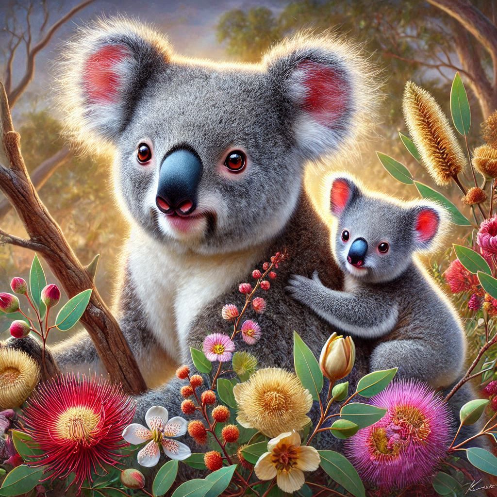 Koala B - Full Drill Diamond Painting - Specially ordered for you. Delivery is approximately 4 - 6 weeks.
