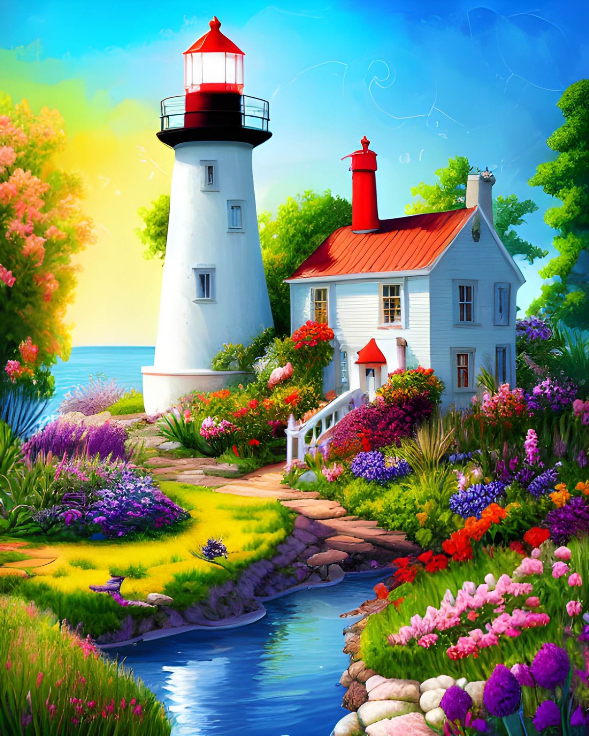 Lighthouse Garden 310 - Specially ordered for you. Delivery is approximately 4 - 6 weeks.