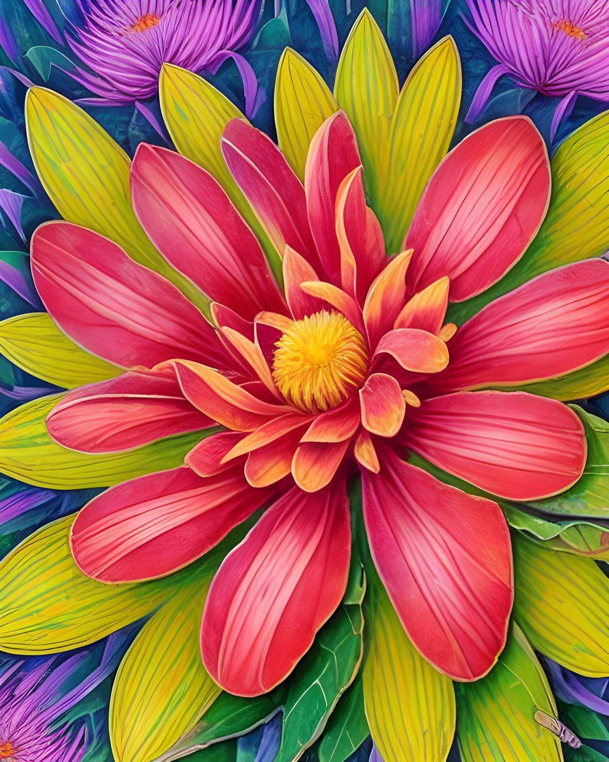 Large Flower 128 - Specially ordered for you. Delivery is approximately 4 - 6 weeks.