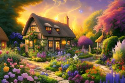 Cottage Garden House 3 - Specially ordered for you. Delivery is approximately 4 - 6 weeks.