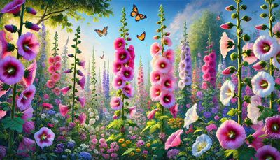 Flower Farm - DELUXE Full Drill Kit with ABs (Round drills) 50 x 60cm - Currently in stock