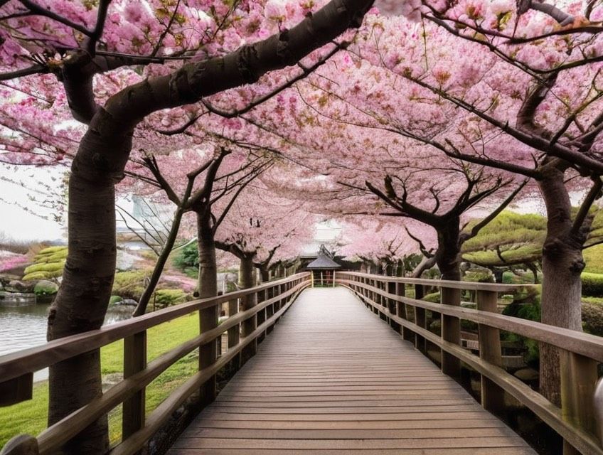 Cherry Blossom Full Drill Diamond Painting Kit (Square drills) - 60 x 70 cm   Currently in stock