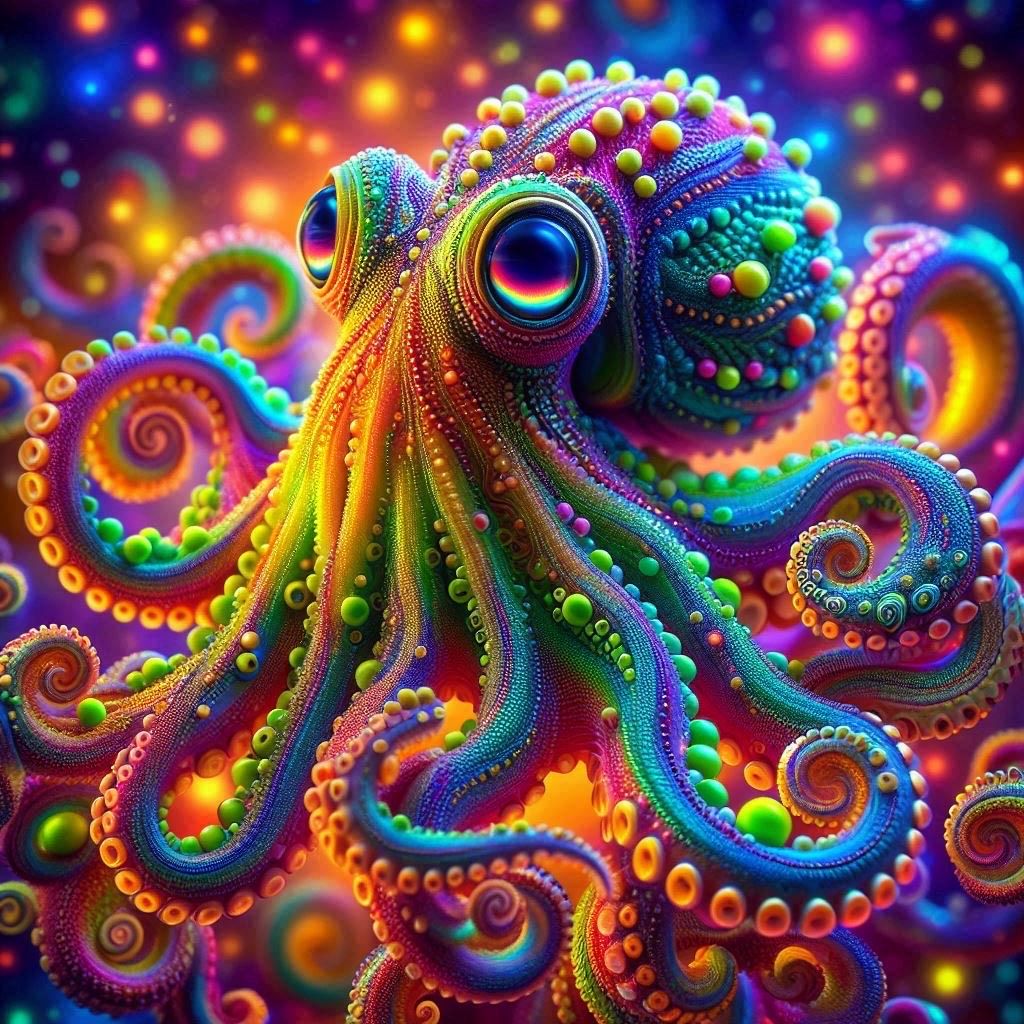 Octopus -DELUXE Full Drill Kit with ABs (Round drills) 50 x 50cm - Currently in stock
