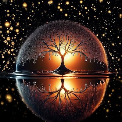 Golden Tree- Full Drill Diamond Painting - Specially ordered for you. Delivery is approximately 4 - 6 weeks.