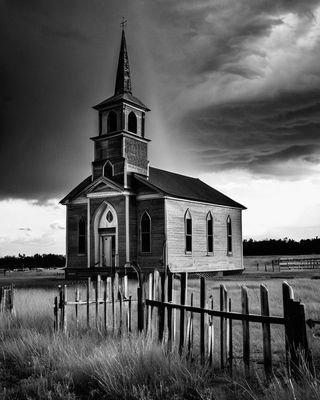 Old Church-  Specially ordered for you. Delivery is approximately 4 - 6 weeks.