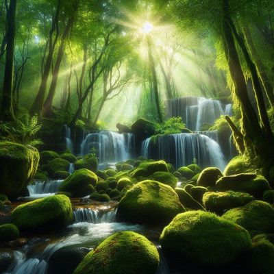 Moss Forest- Full Drill Diamond Painting - Specially ordered for you. Delivery is approximately 4 - 6 weeks.