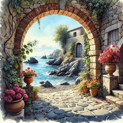 Archway - Full Drill Diamond Painting - Specially ordered for you. Delivery is approximately 4 - 6 weeks.