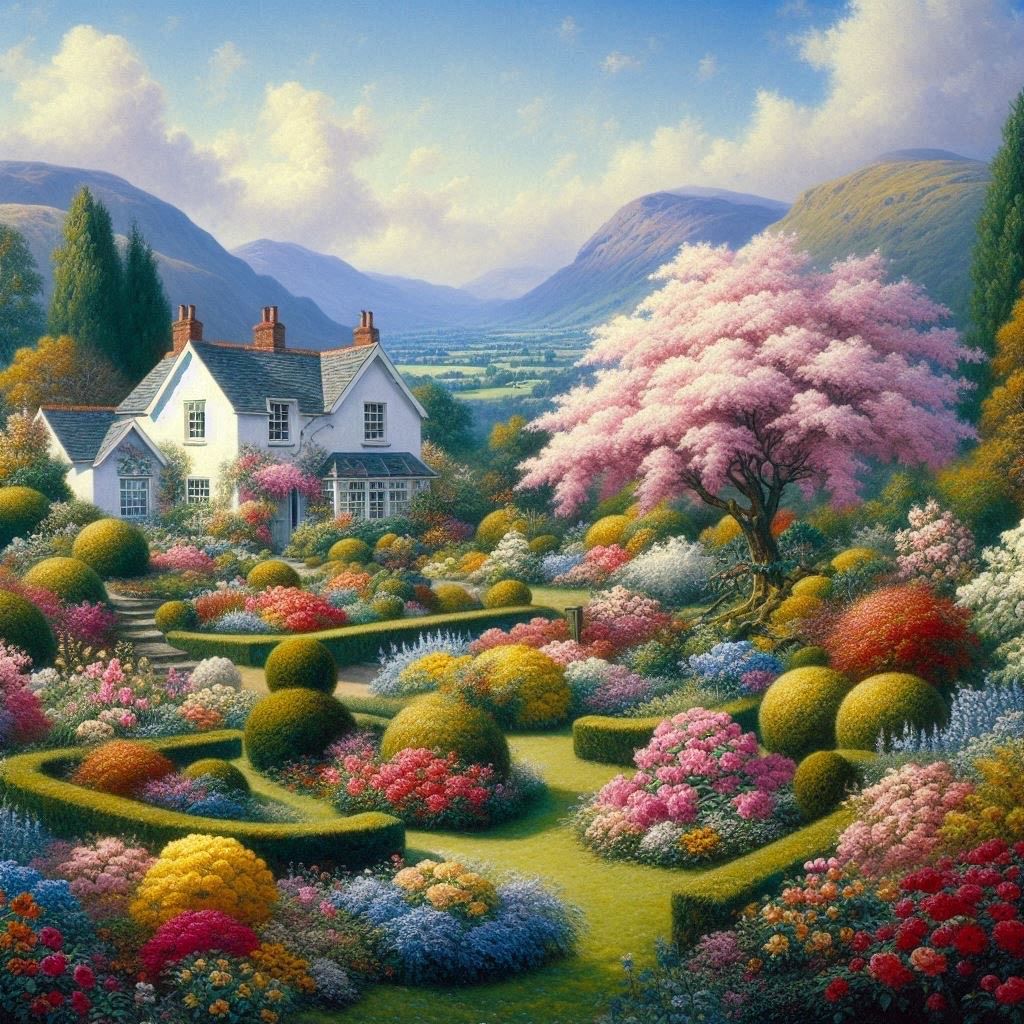 House &amp; garden- Full Drill Diamond Painting - Specially ordered for you. Delivery is approximately 4 - 6 weeks.