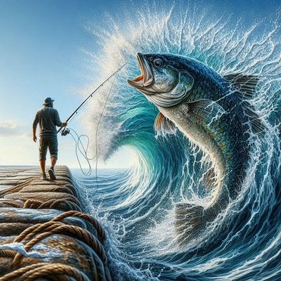 Fishing tale - 70 x 70cm Full Drill AB Kit, (Square drills) - Currently in stock