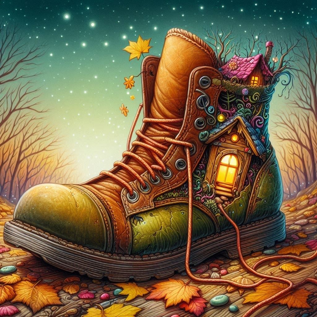 Old Shoe - Full Drill Diamond Painting - Specially ordered for you. Delivery is approximately 4 - 6 weeks.