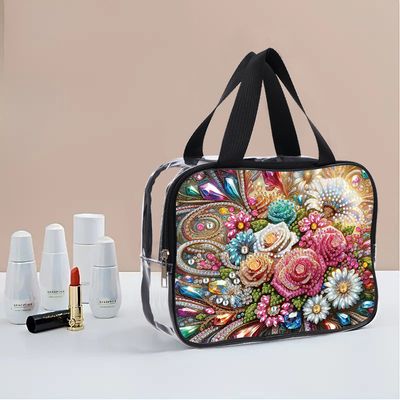 DIY Diamond Painting Cosmetic Bag