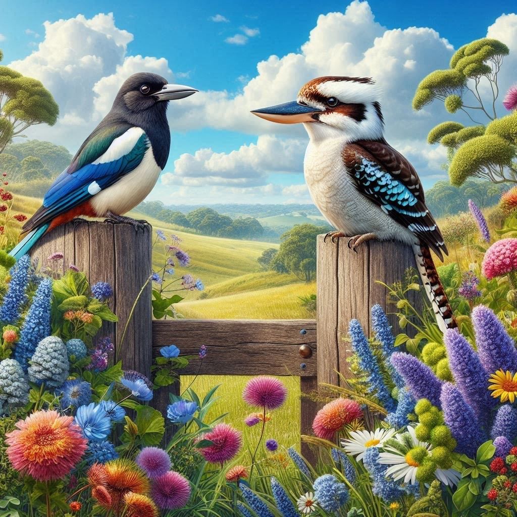Kookabura &amp; Butcher Bird - DELUXE Full Drill Kit with ABs (Square drills) 50 x 50cm - Currently in stock